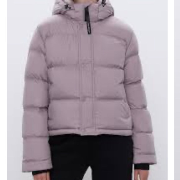 Aritzia tna super puff the shorty sz xxs lilac